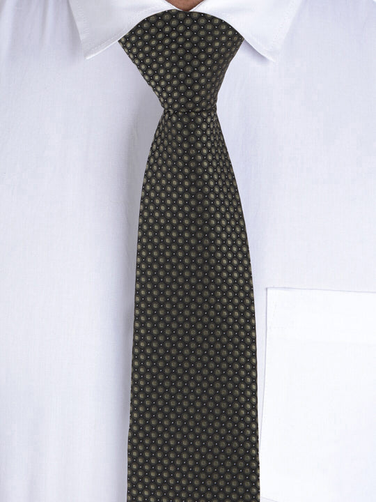 Alvaro Castagnino Black & Green Coloured Necktie for Men