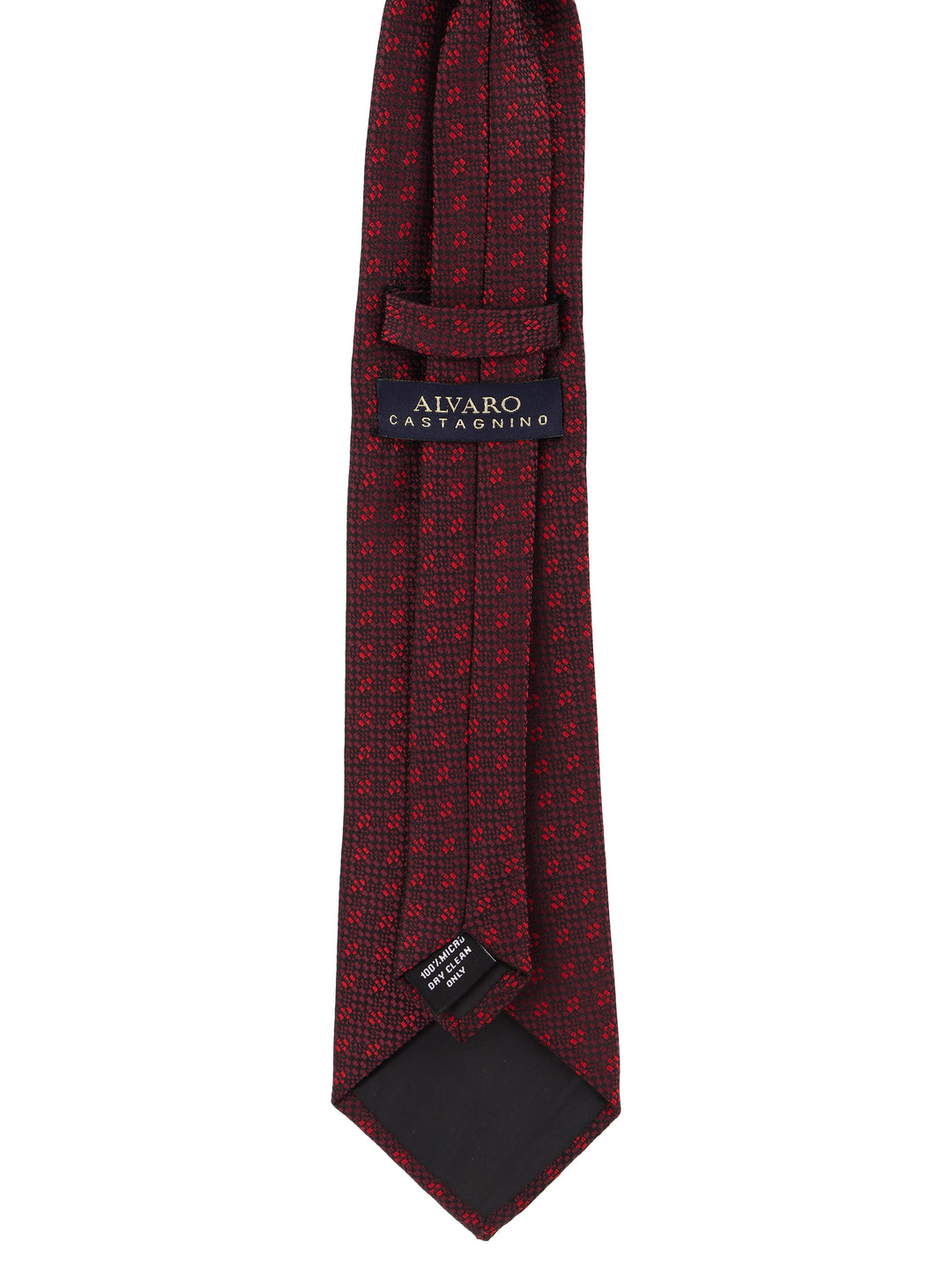 Alvaro Castagnino Maroon Coloured Necktie for Men