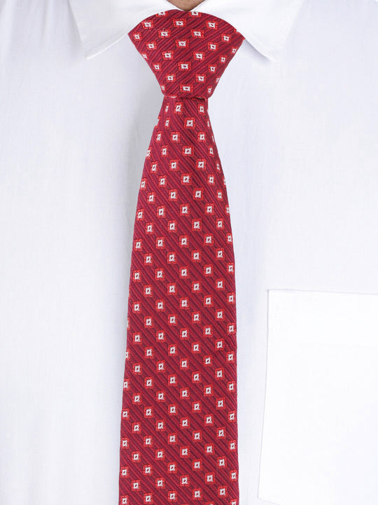 Alvaro Castagnino Maroon Coloured Necktie for Men