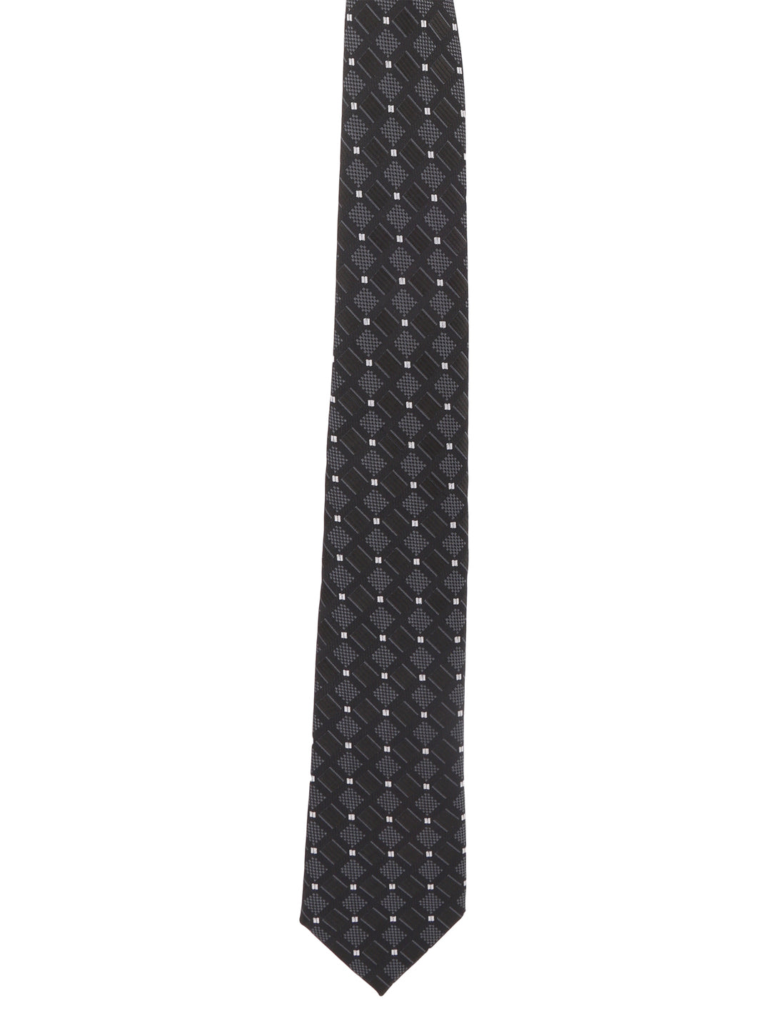 Alvaro Castagnino Black & Grey Coloured Necktie for Men