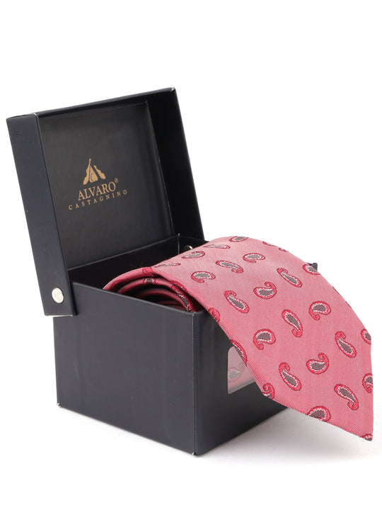 Woven Paisley Pattern Necktie