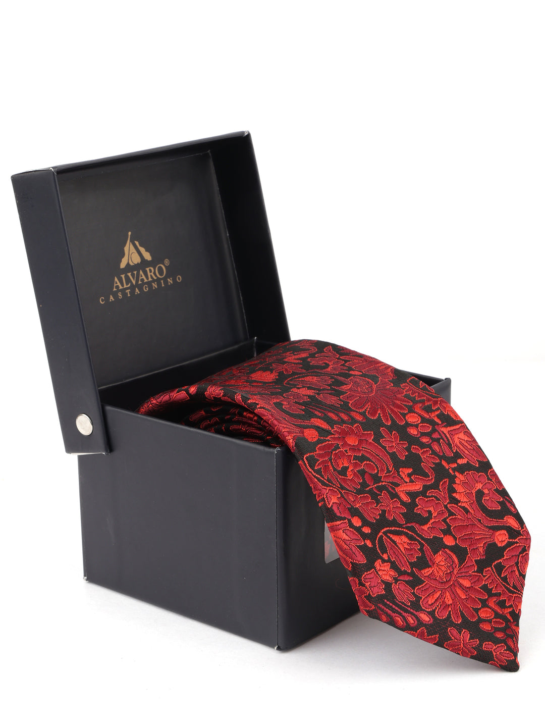 Alvaro Castagnino Maroon Coloured Necktie for Men