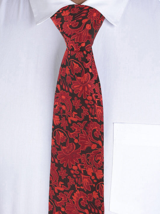 Alvaro Castagnino Maroon Coloured Necktie for Men