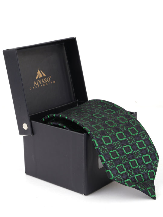 Alvaro Castagnino Green Coloured Necktie for Men