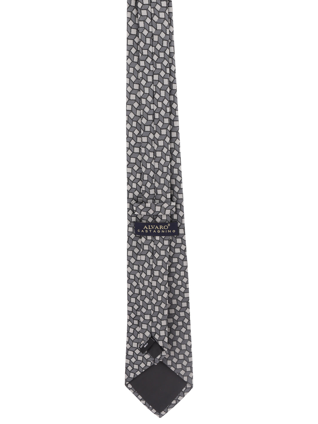 Alvaro Castagnino Grey Coloured Necktie for Men