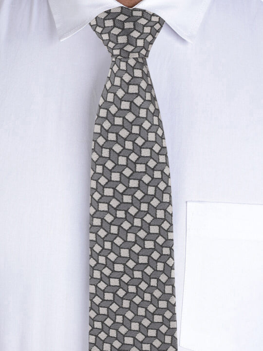 Alvaro Castagnino Grey Coloured Necktie for Men