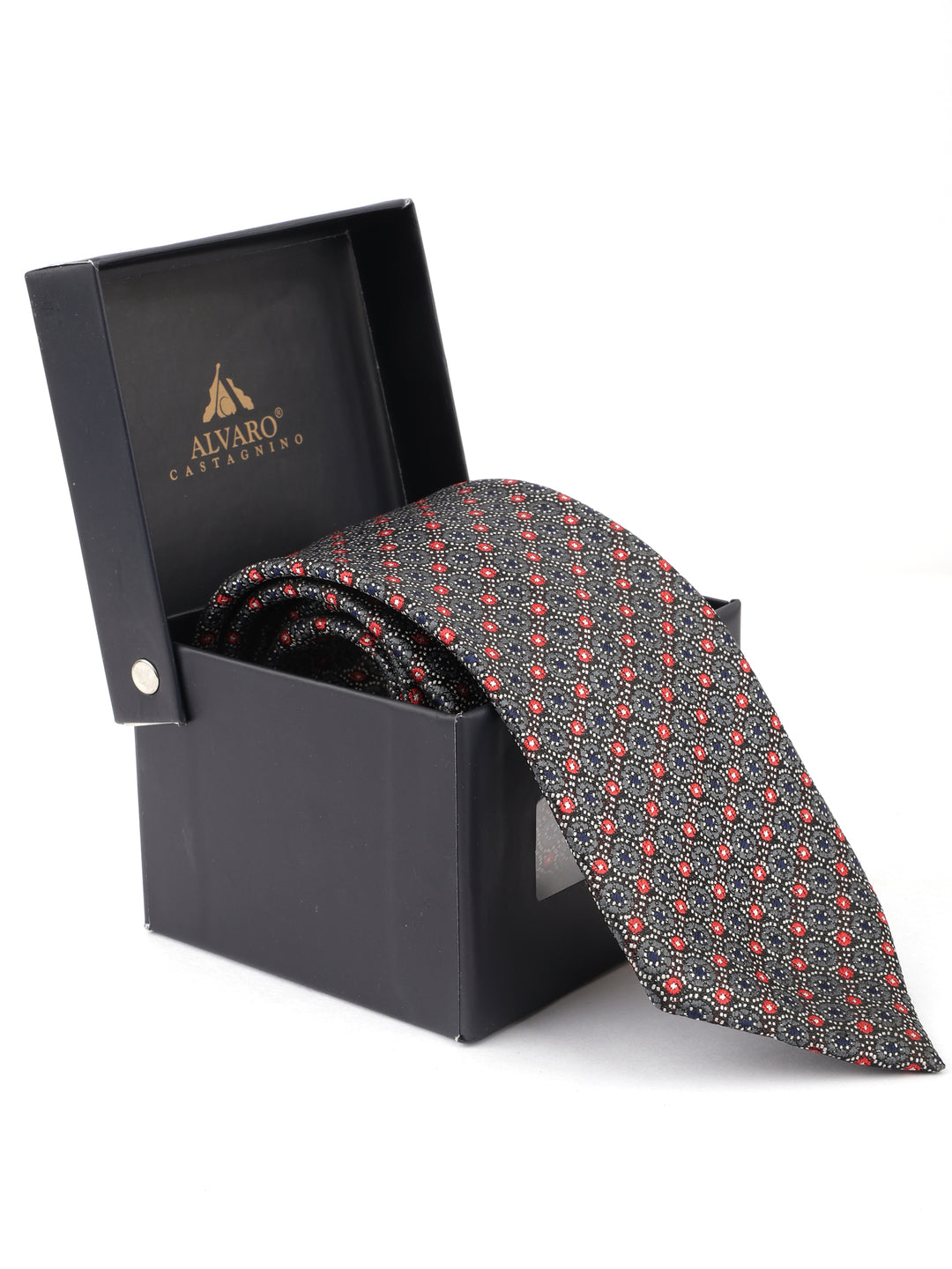 Alvaro Castagnino Maroon Coloured Necktie for Men
