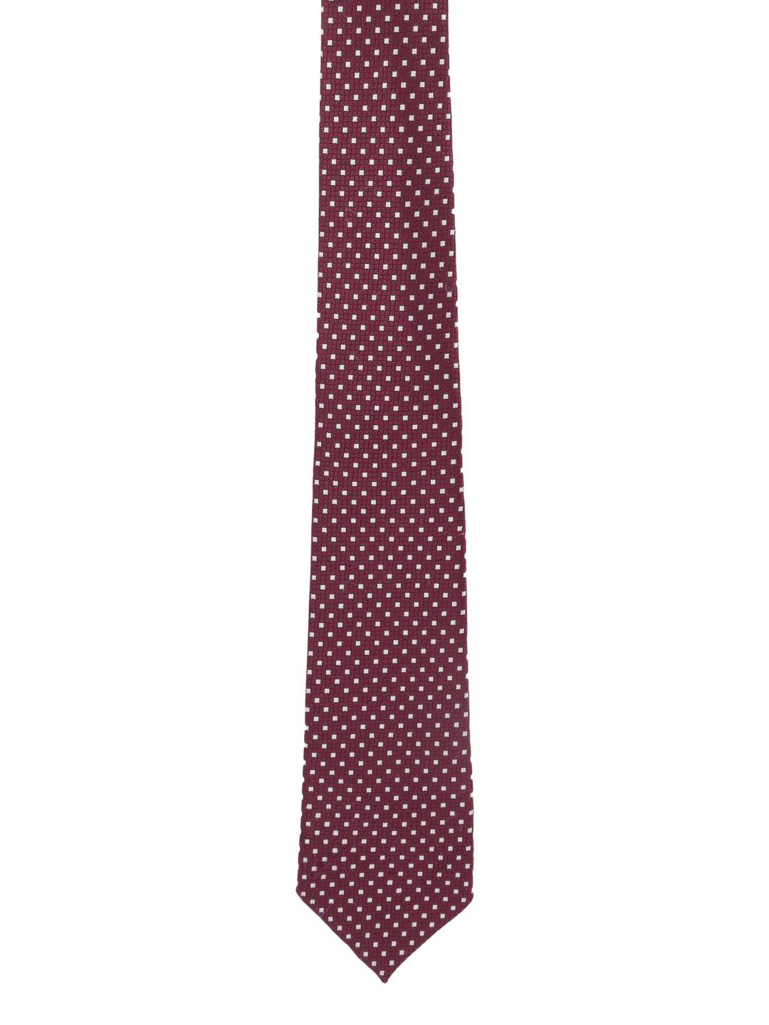 Alvaro Castagnino Maroon Coloured Necktie for Men