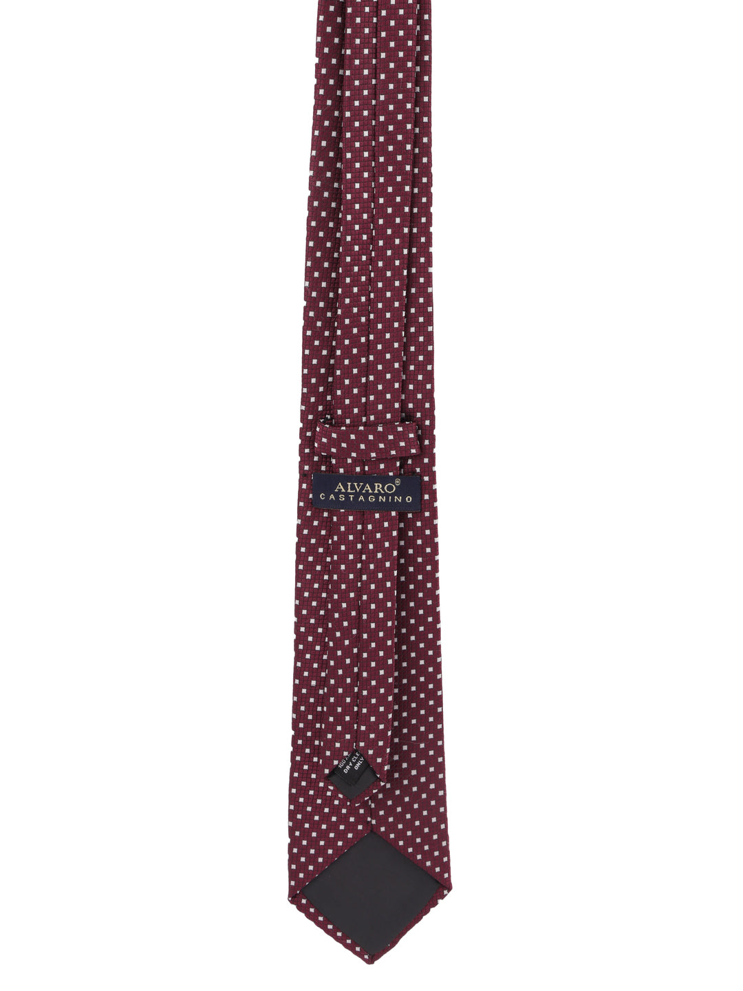 Alvaro Castagnino Maroon Coloured Necktie for Men