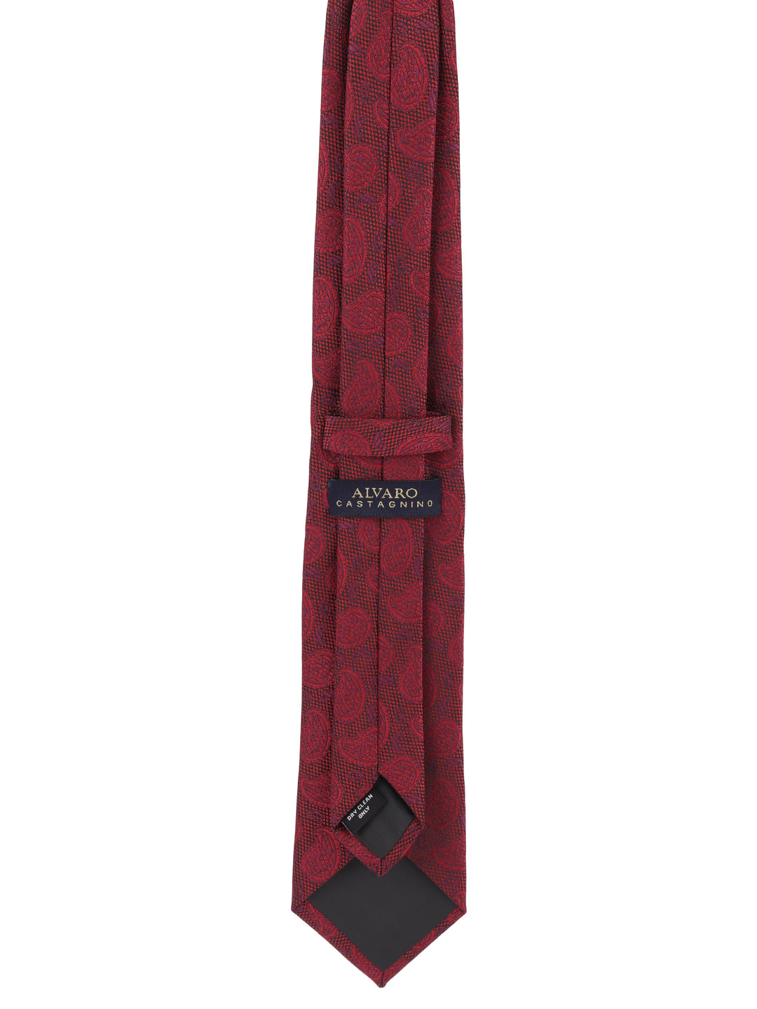 Alvaro Castagnino Maroon Coloured Necktie for Men