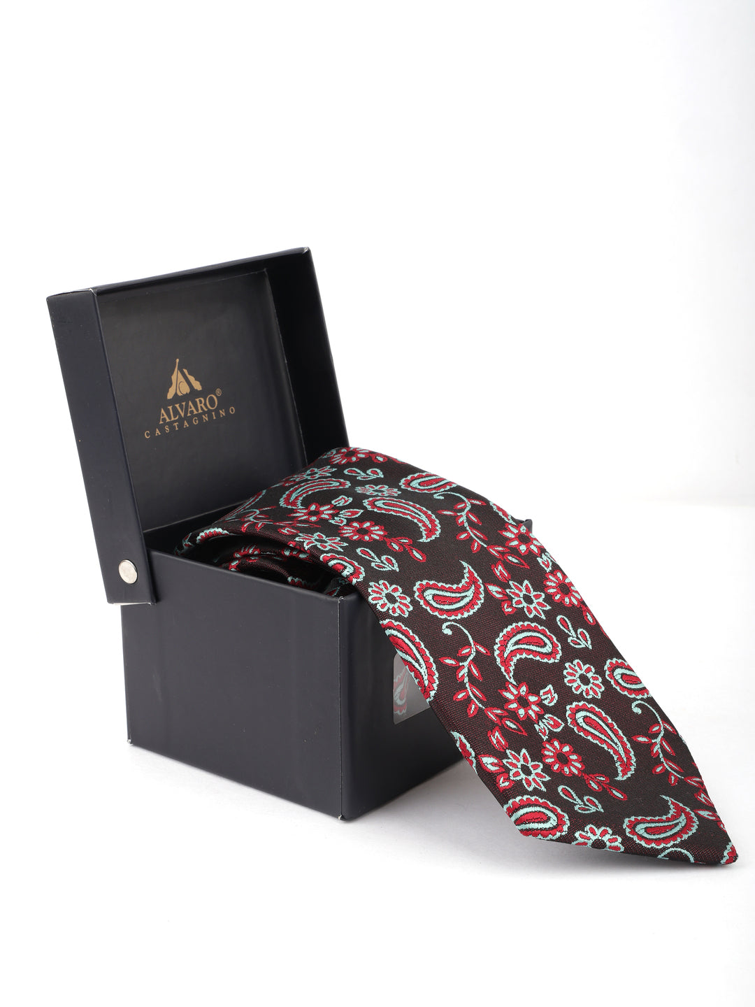 Alvaro Castagnino Maroon Coloured Necktie for Men