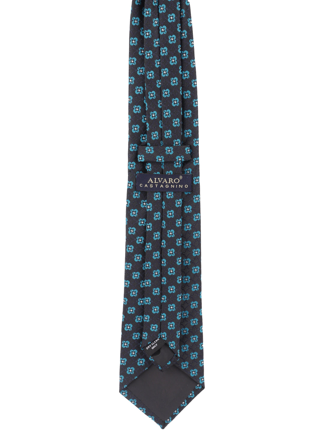 Alvaro Castagnino Black & Blue Coloured Necktie for Men