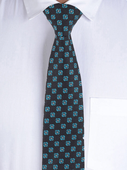 Alvaro Castagnino Black & Blue Coloured Necktie for Men