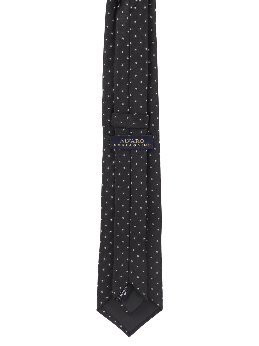 Alvaro Castagnino Black & White Coloured Necktie for Men