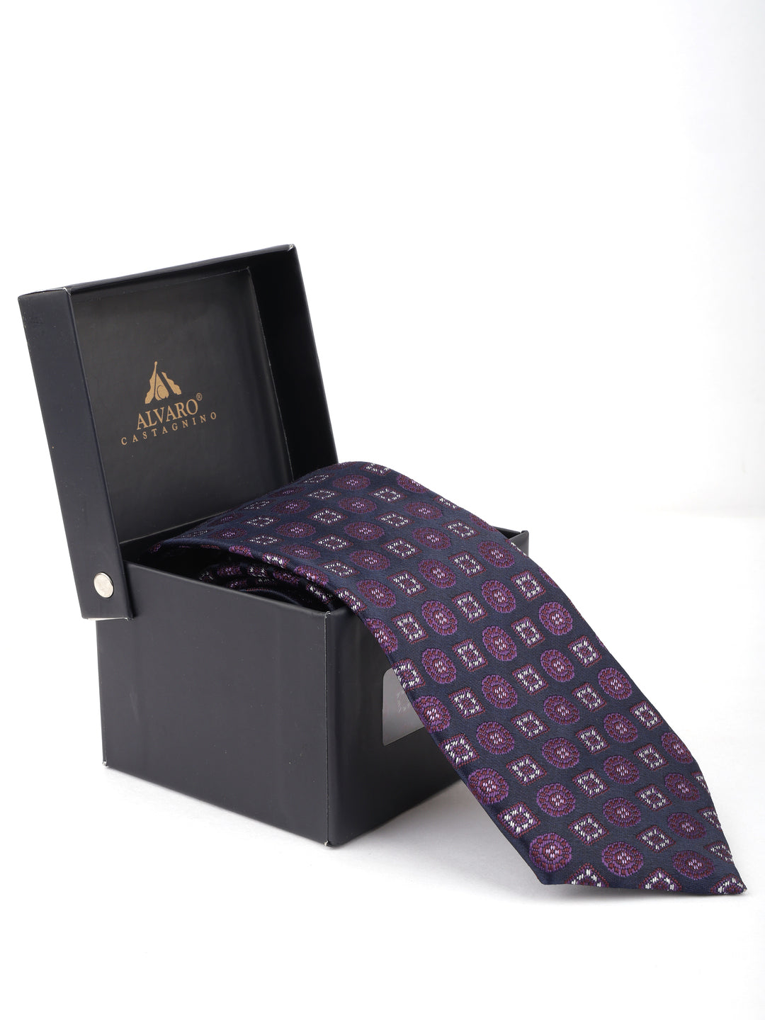 Alvaro Castagnino Purple Coloured Necktie for Men