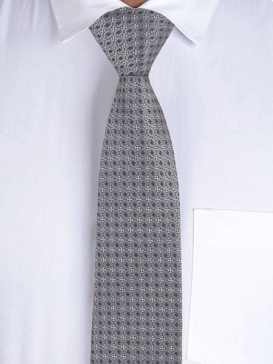Alvaro Castagnino Grey Coloured Necktie for Men