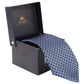 Alvaro Castagnino Black & Grey & Blue Coloured Necktie for Men