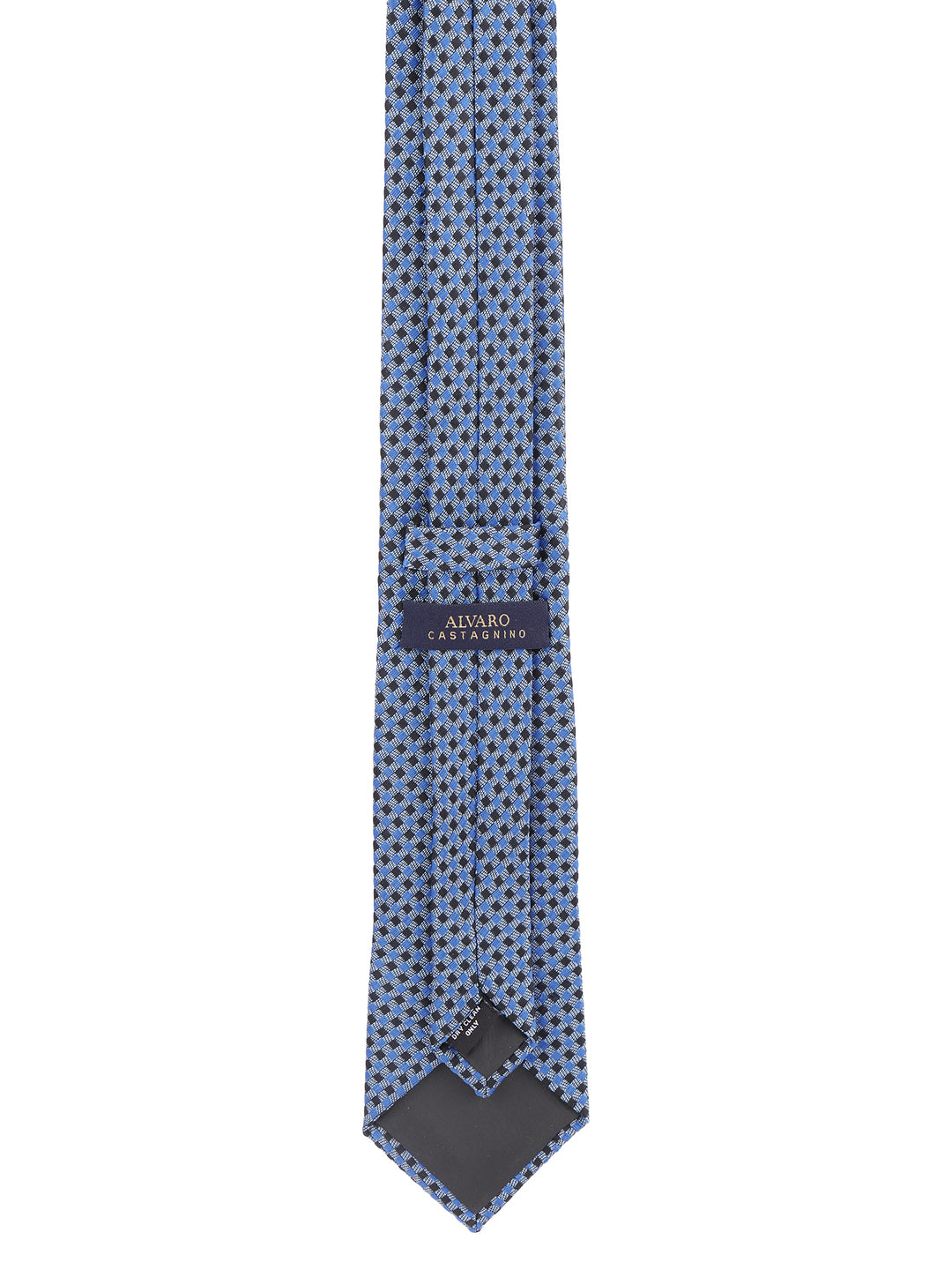 Alvaro Castagnino Black & Grey & Blue Coloured Necktie for Men
