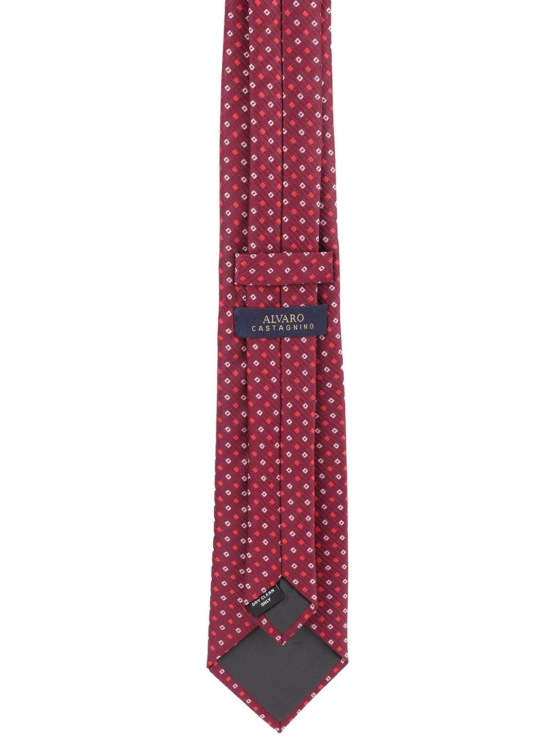 Alvaro Castagnino Maroon Coloured Necktie for Men