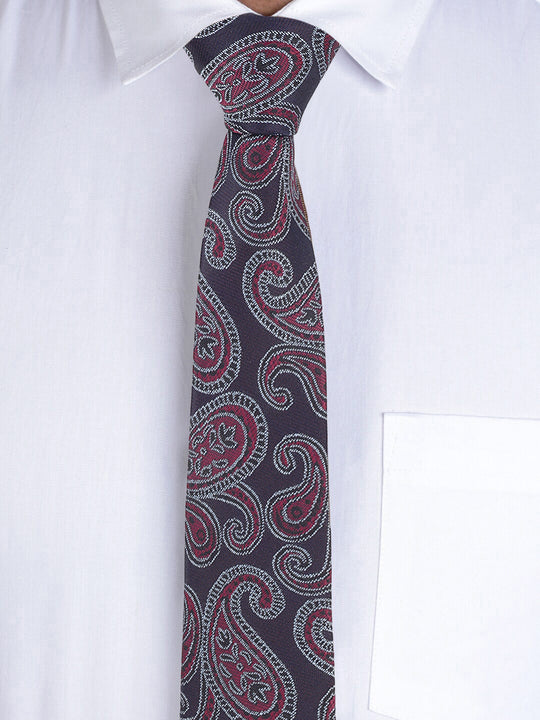 Alvaro Castagnino Maroon Coloured Necktie for Men