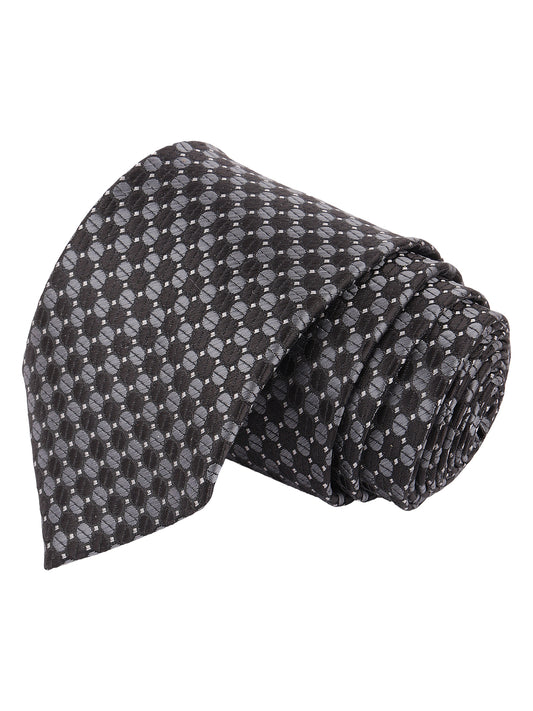 Alvaro Castagnino Black & Grey Coloured Necktie for Men