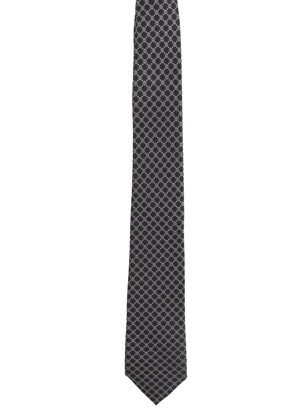 Alvaro Castagnino Black & Grey Coloured Necktie for Men