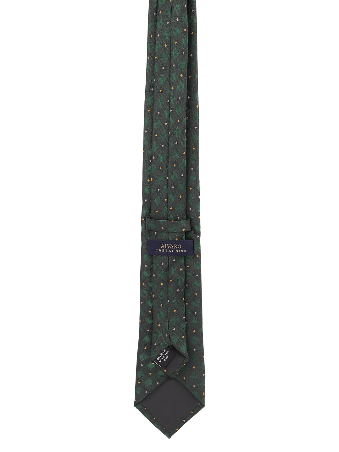 Geometric Dark Green Necktie