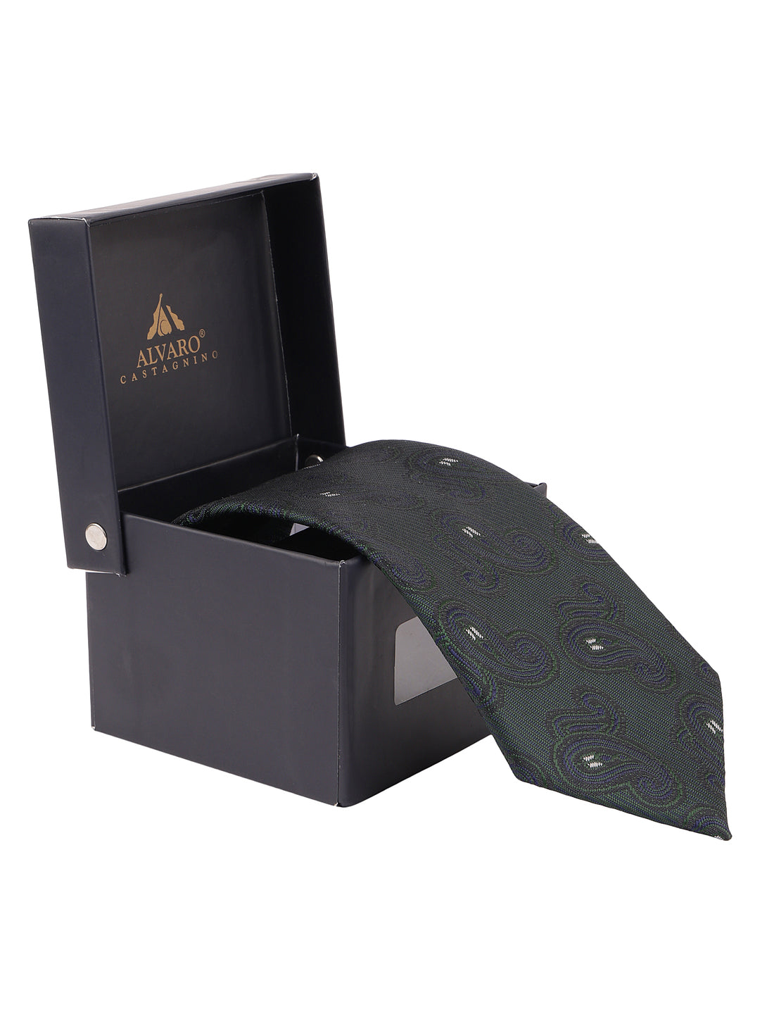 Alvaro Castagnino Green Coloured Necktie for Men