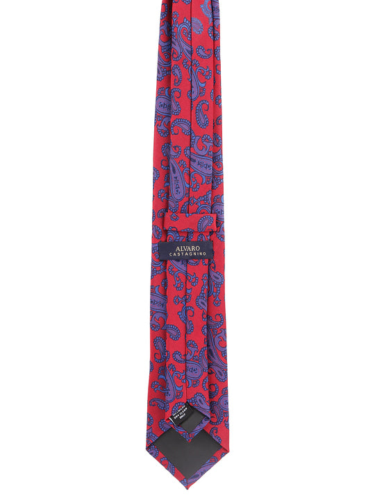 Alvaro Castagnino Red & Blue Coloured Necktie for Men