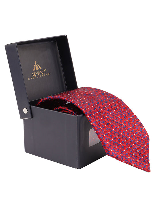 Alvaro Castagnino Maroon Coloured Necktie for Men
