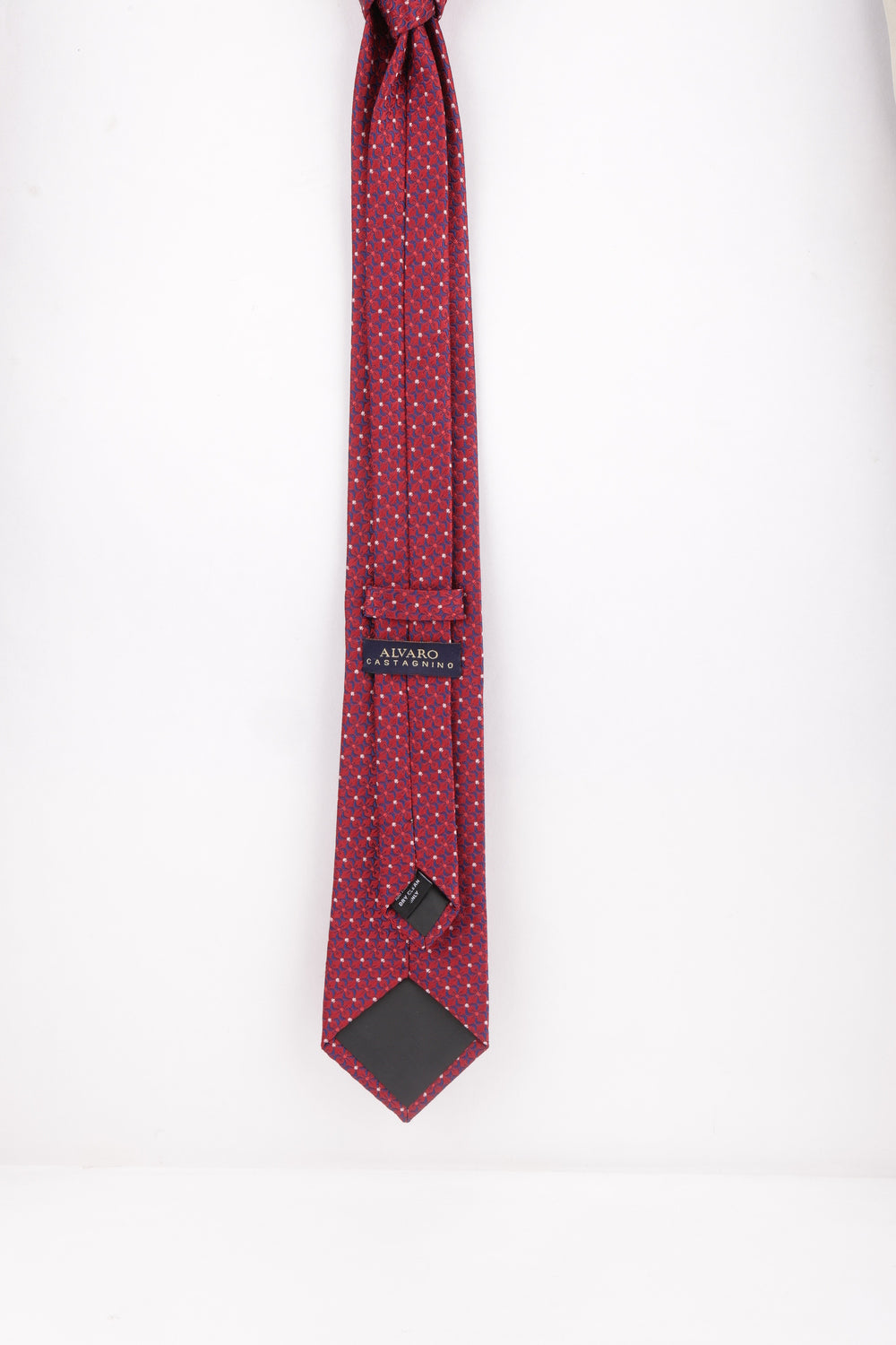 Alvaro Castagnino Maroon Coloured Necktie for Men