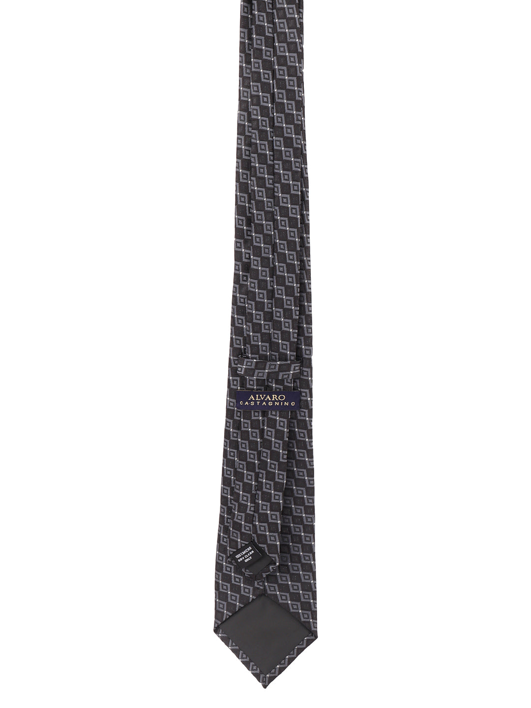 Alvaro Castagnino Black & Grey Coloured Necktie for Men