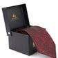 Alvaro Castagnino Maroon Coloured Necktie for Men