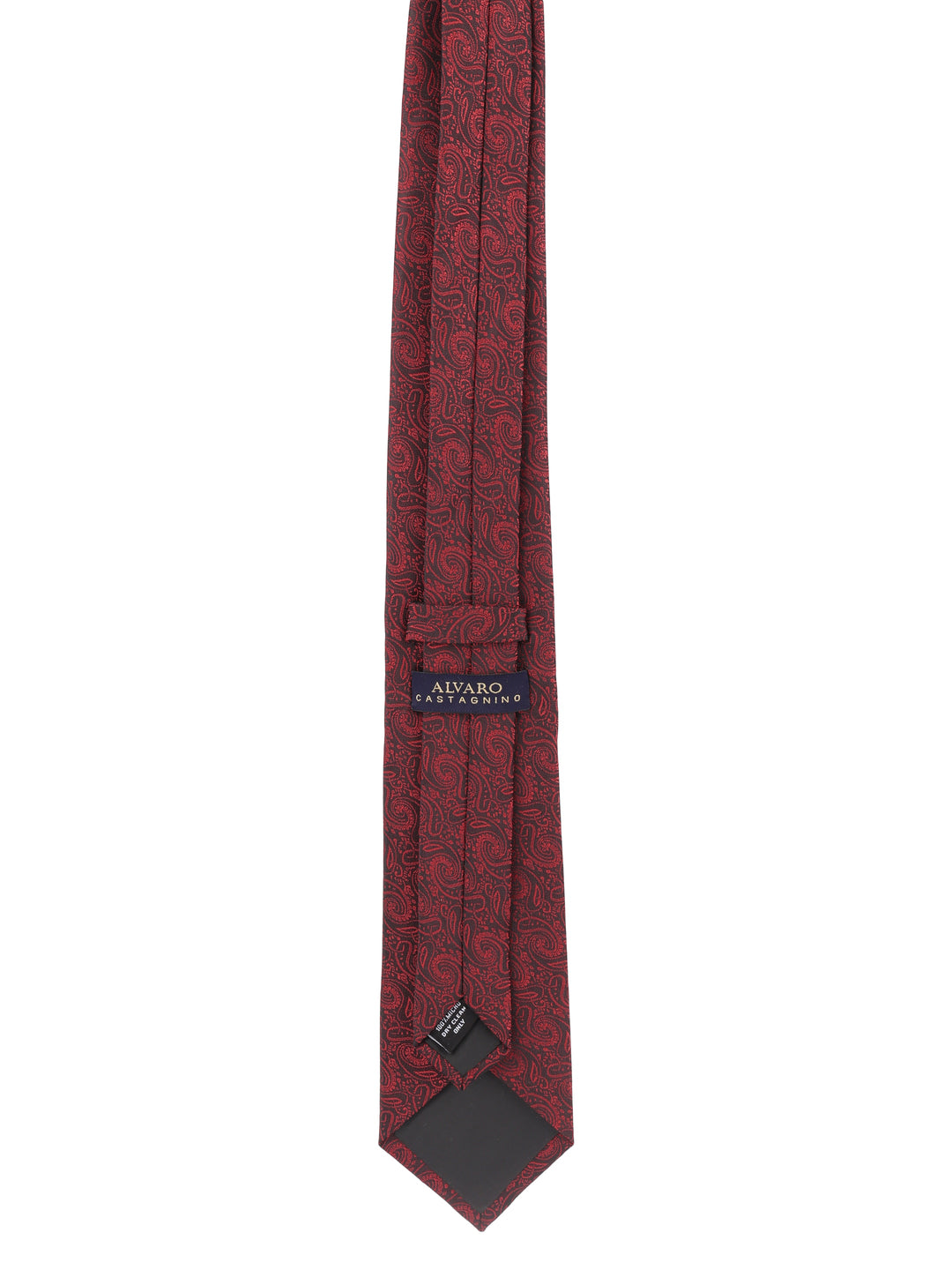 Alvaro Castagnino Maroon Coloured Necktie for Men