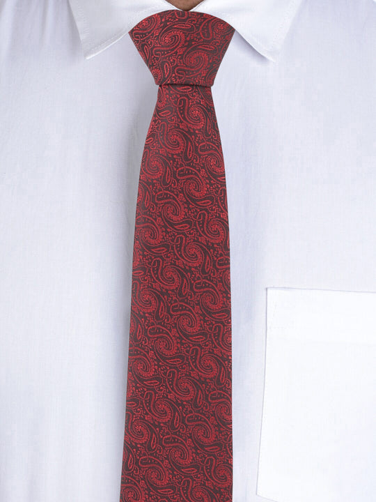 Alvaro Castagnino Maroon Coloured Necktie for Men