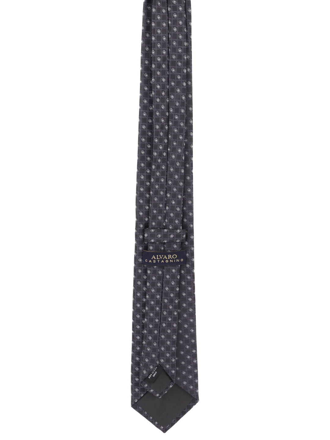 Alvaro Castagnino Black & Grey Coloured Necktie for Men