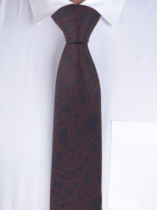 Alvaro Castagnino Maroon Coloured Necktie for Men