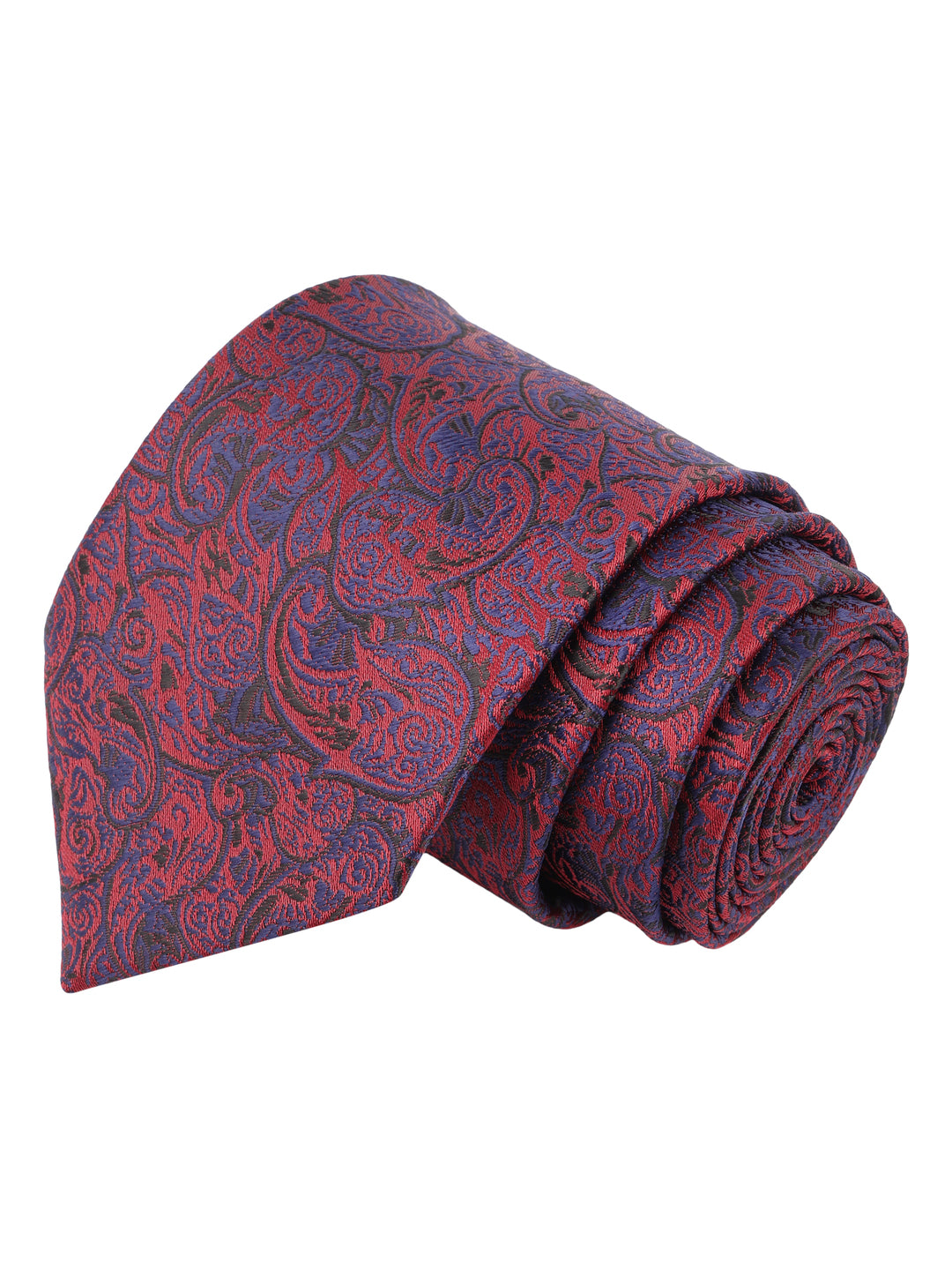 Paisley Maroon Necktie