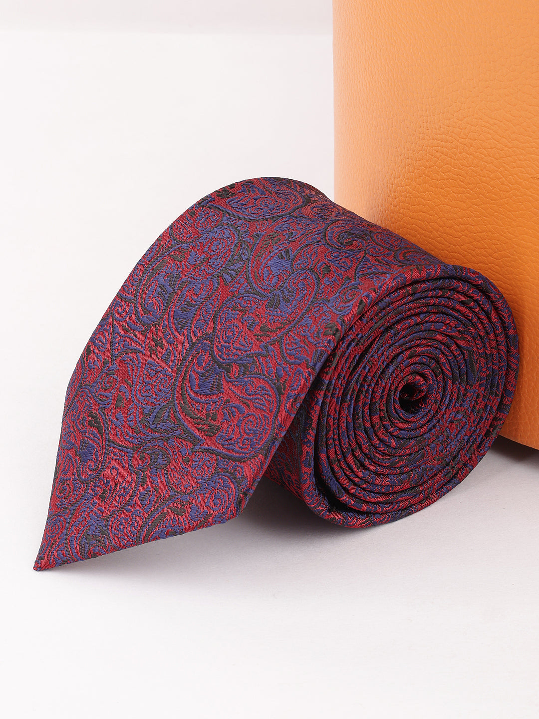 Paisley Maroon Necktie