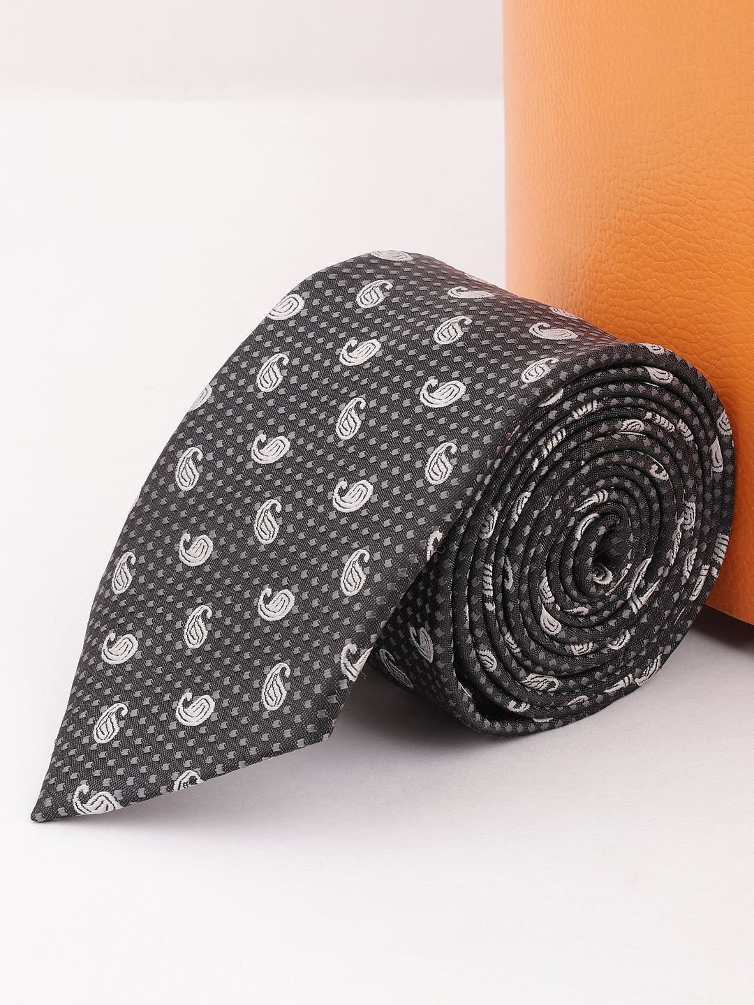 Alvaro Castagnino Black & Grey Coloured Necktie for Men