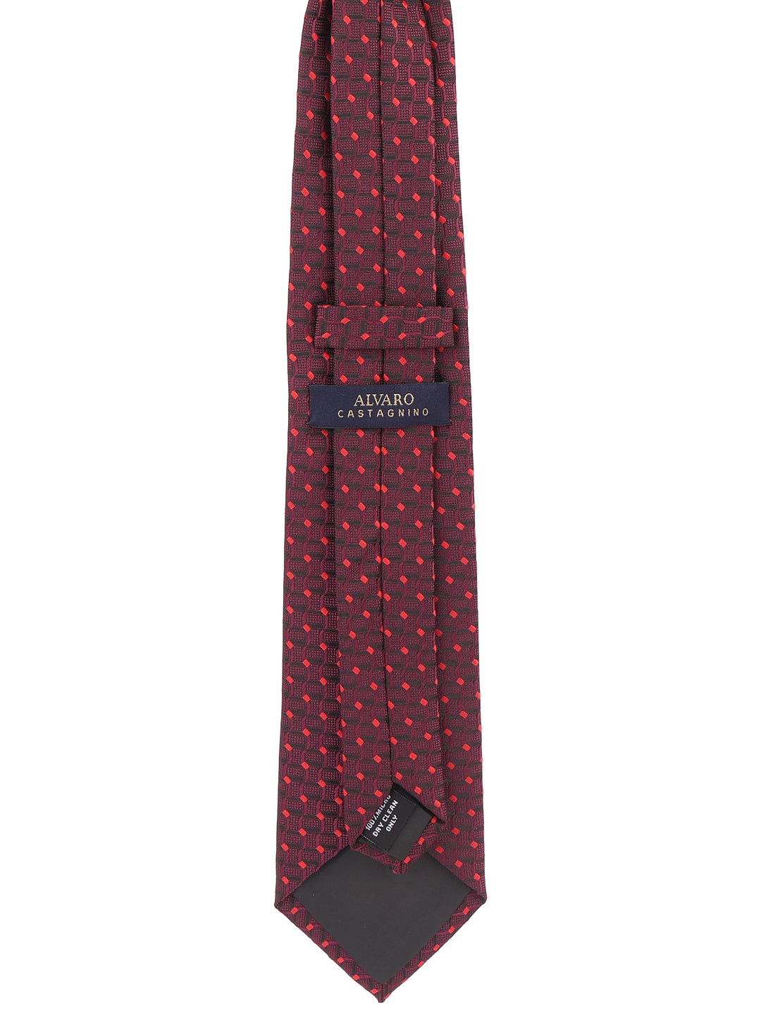 Alvaro Castagnino Maroon Coloured Necktie for Men