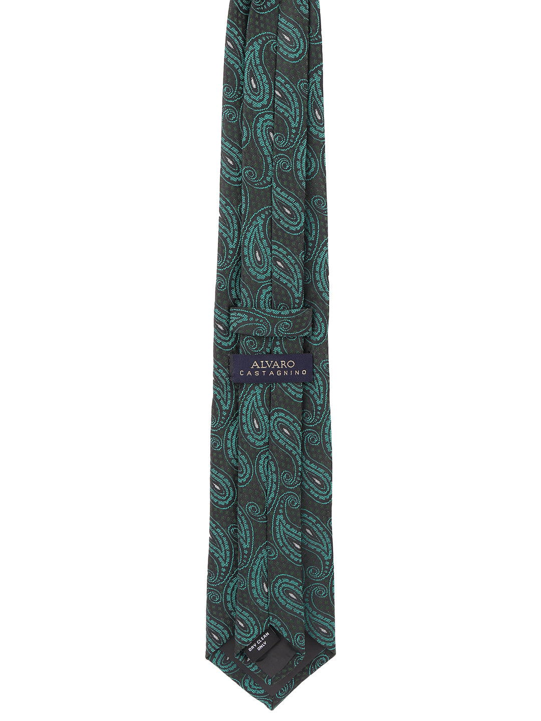 Alvaro Castagnino Black & Green Coloured Necktie for Men