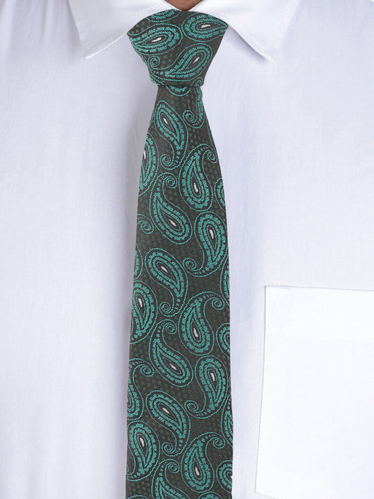 Alvaro Castagnino Black & Green Coloured Necktie for Men