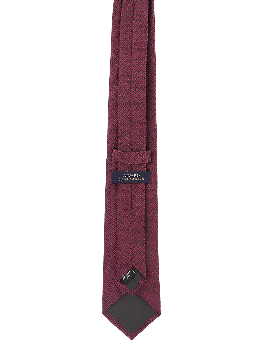 Alvaro Castagnino Maroon Coloured Necktie for Men