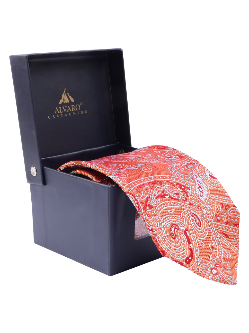 Alvaro Castagnino Men's British style Silk Broad Tie