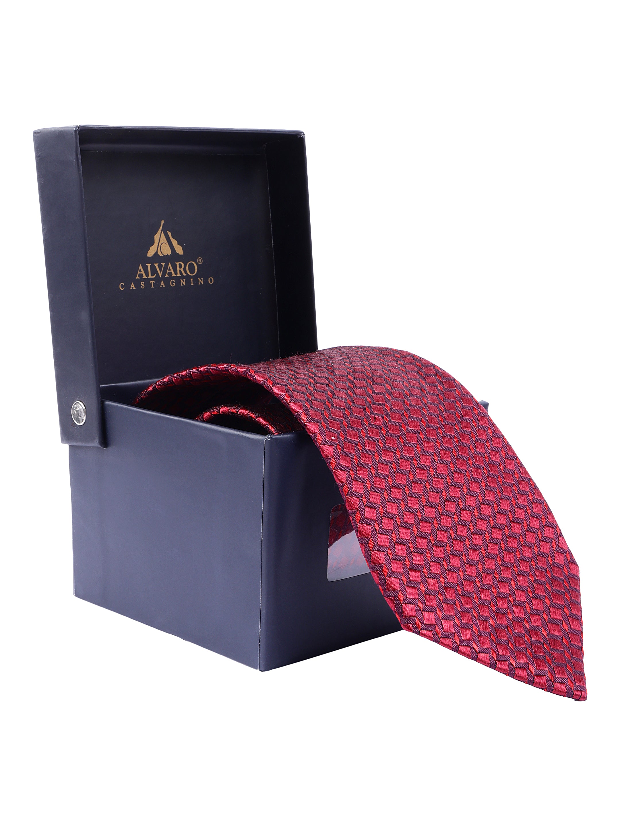Alvaro Castagnino Men's British style Silk Broad Tie