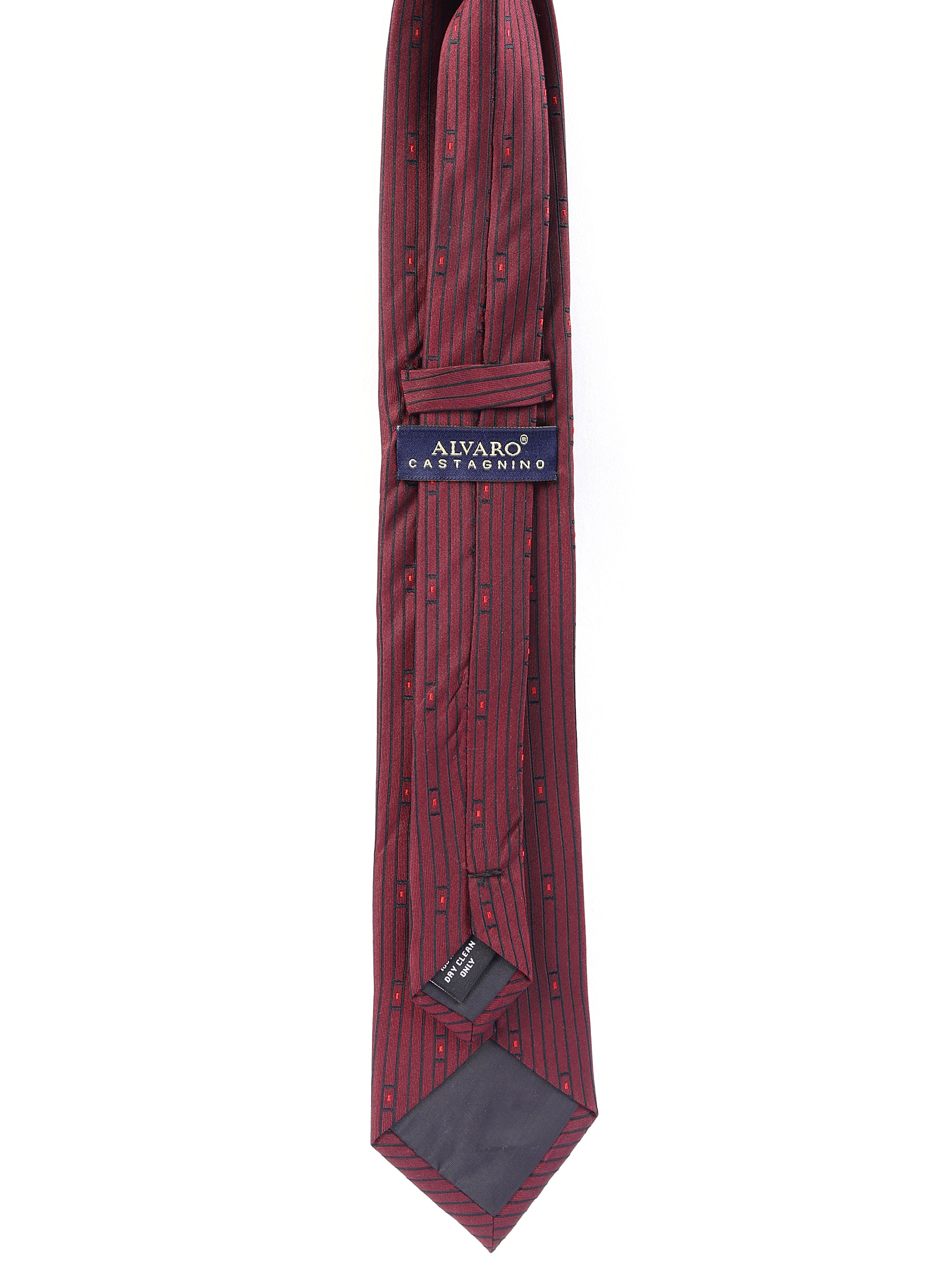 Alvaro Castagnino Men's Printed Silk Broad Tie