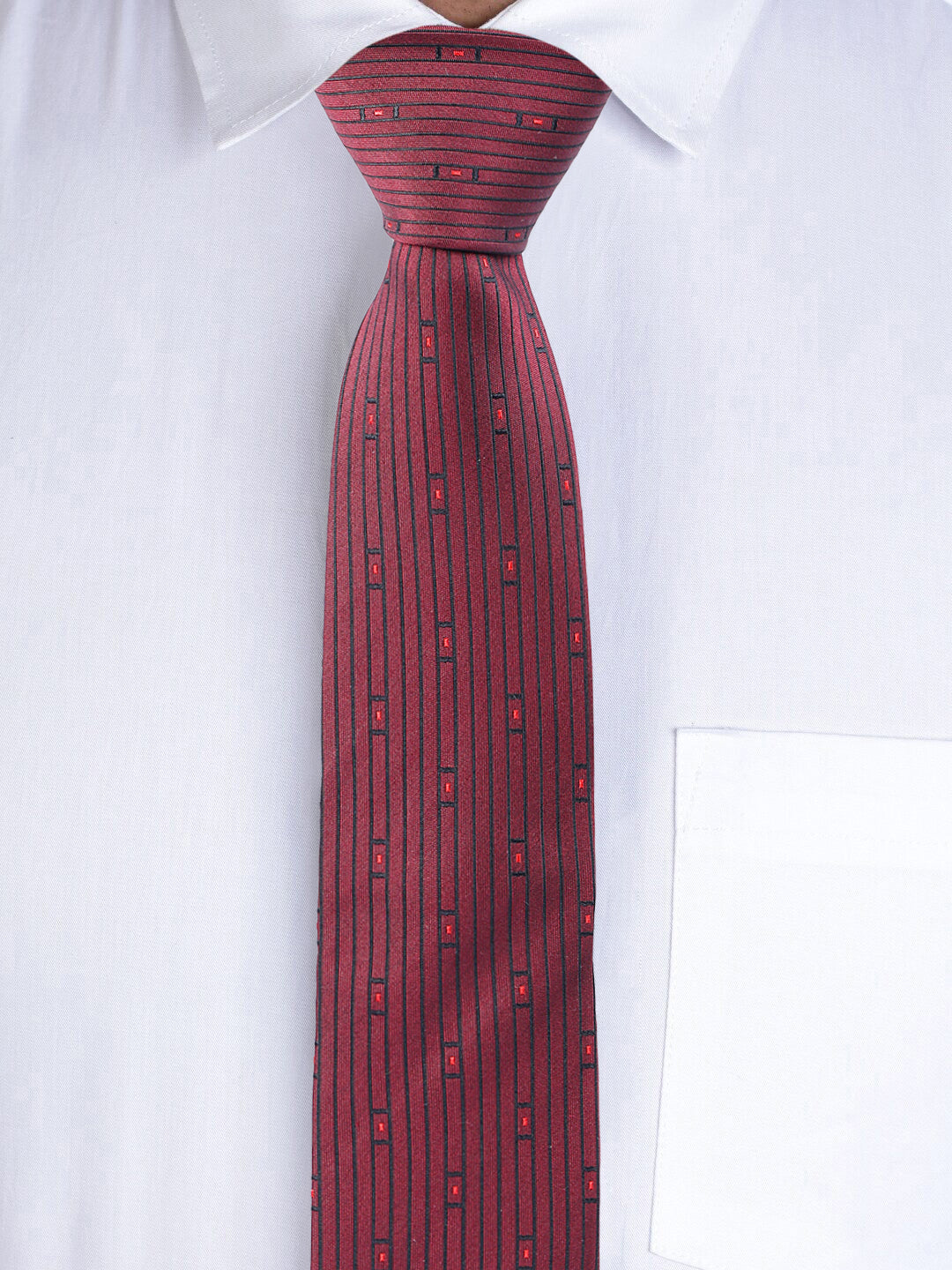 Alvaro Castagnino Men's Printed Silk Broad Tie