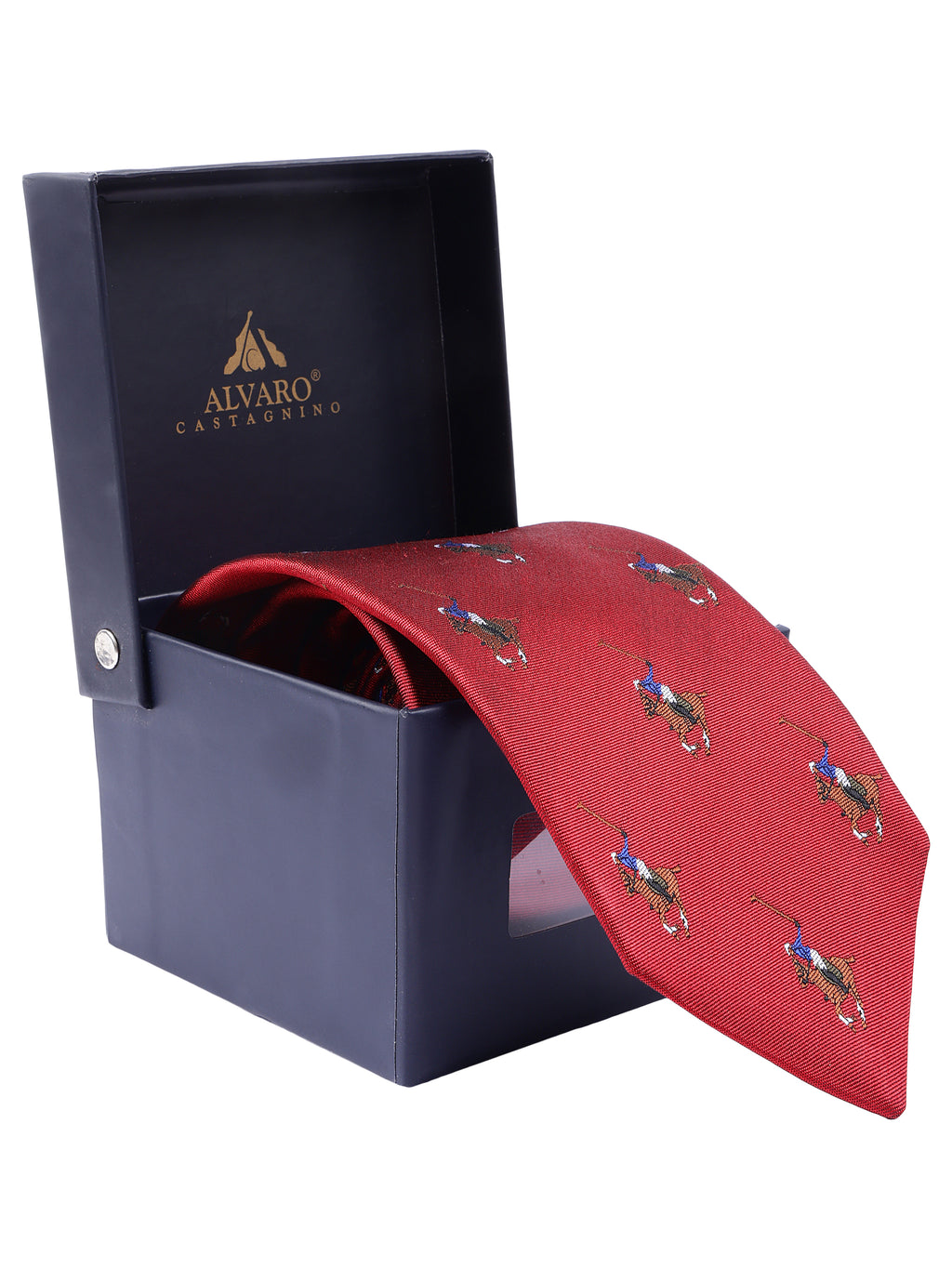 Alvaro Castagnino Men's British style Silk Broad Tie