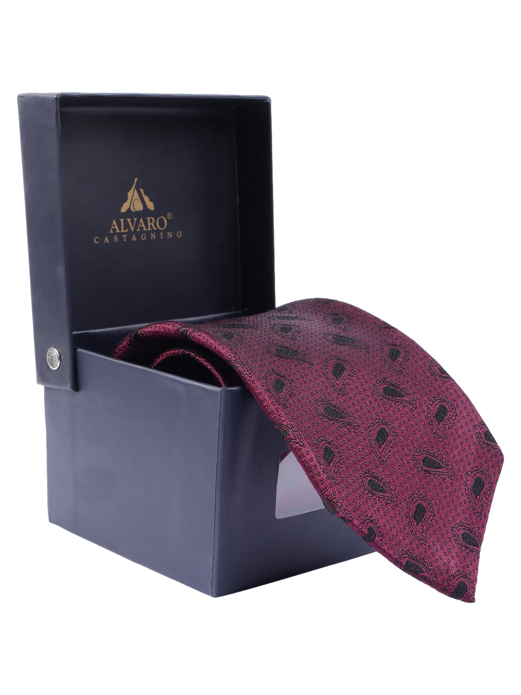 Alvaro Castagnino Men's British style Silk Broad Tie